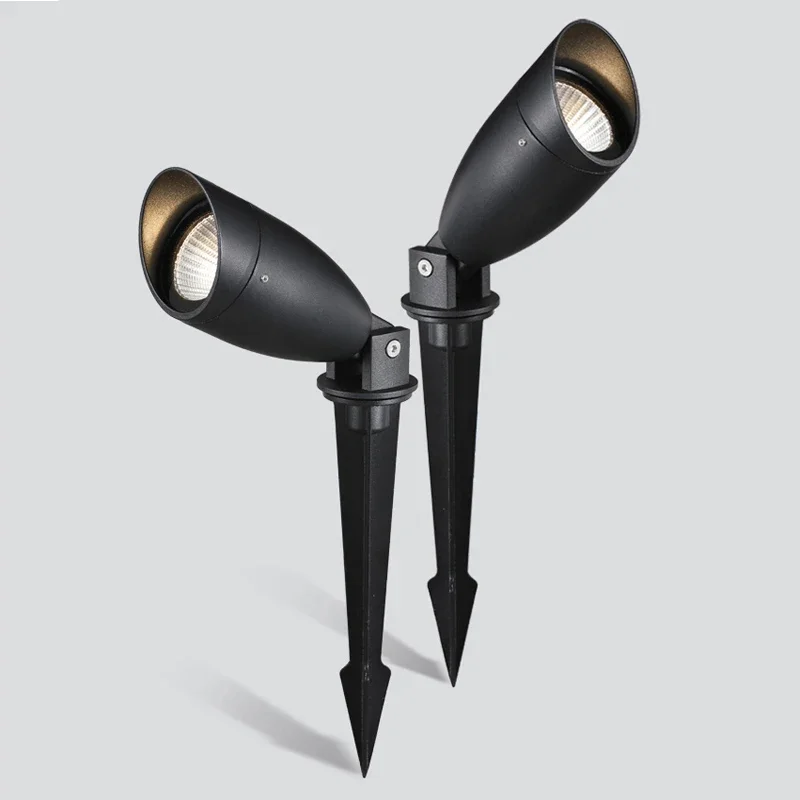 Outdoor Spike Lawn Lamp, Landscape Lamp, Garden Path Spotlight, Ac110V, 220V, DC 12V, Waterproof LED Garden Lighting, Decorative