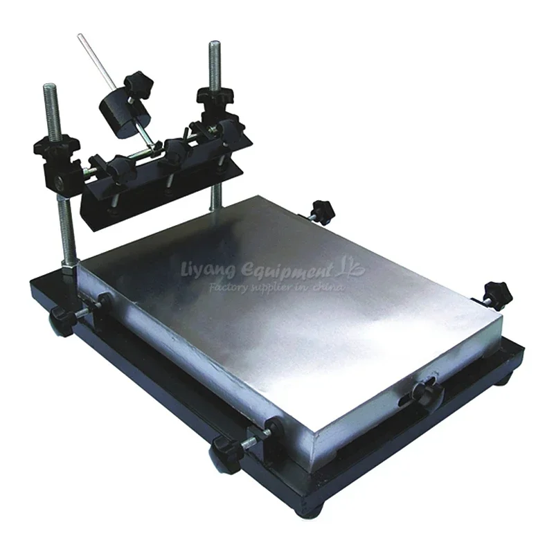 LY 3244H 32x22CM SMT Stencil Printer Manual Micro Adjustment Silkscreen Machine Simple Solder Paste Silk Printing Machine