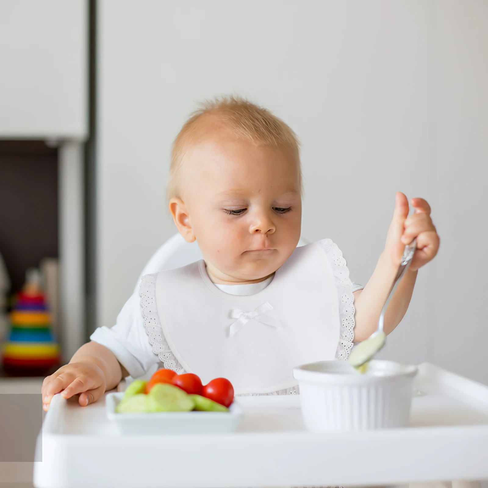 

2pcs Bibs Easy Clean Home Bib Infant Bib Drooling Infant Apron Pure Cotton Newborn Saliva Towel Scarf