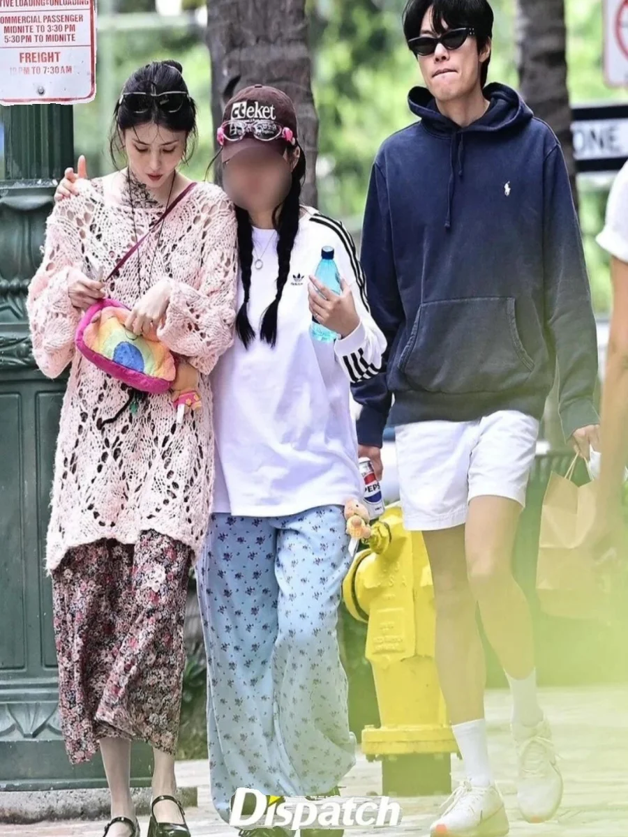 

Вязаный шерстяной свитер Open YY Kim Tae Hee 2024: новый стиль, ажурный, в корейском стиле, свободный крой, с длинными рукавами