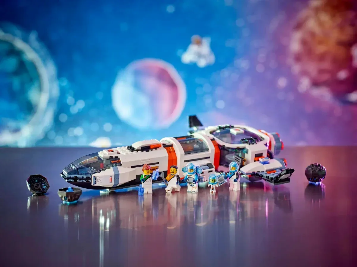 LEGO® City Modular Galactic Spaceship Building Blocks Toys for Birthday New Year Gift 60446 717 Pieces