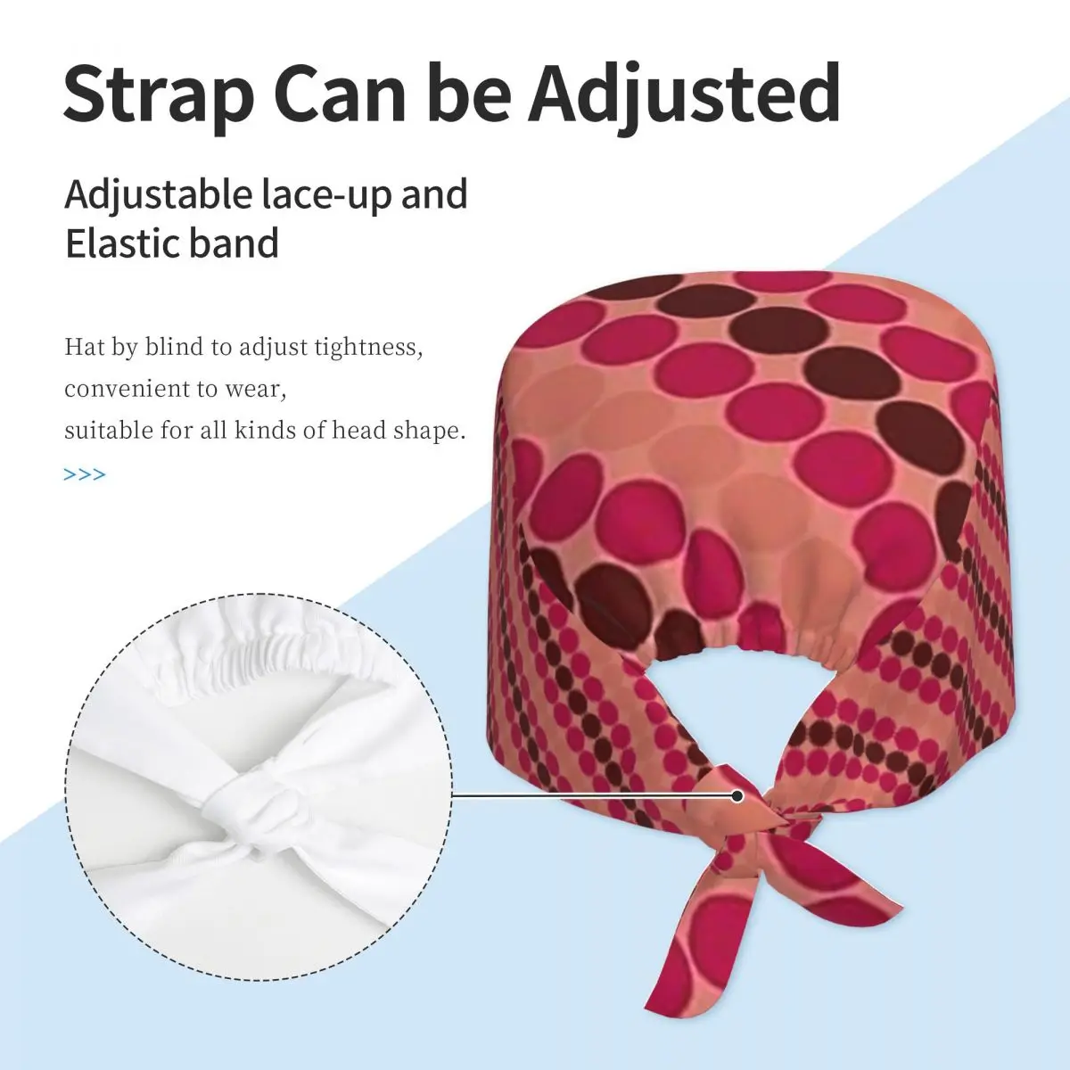 Sou Hiyori اليابان أنيمي شين Tsukimi YTTD فرك قبعة الطبيب العمل قبعة جراحية للجنسين قابل للتعديل قبعات التمريض لطبيب الأسنان #6