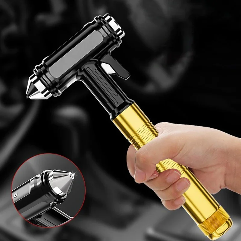 Car Safety Hammer Emergency Hammer Seat Belt Cutter Window Breaker Suitable for Car Rescue Escape