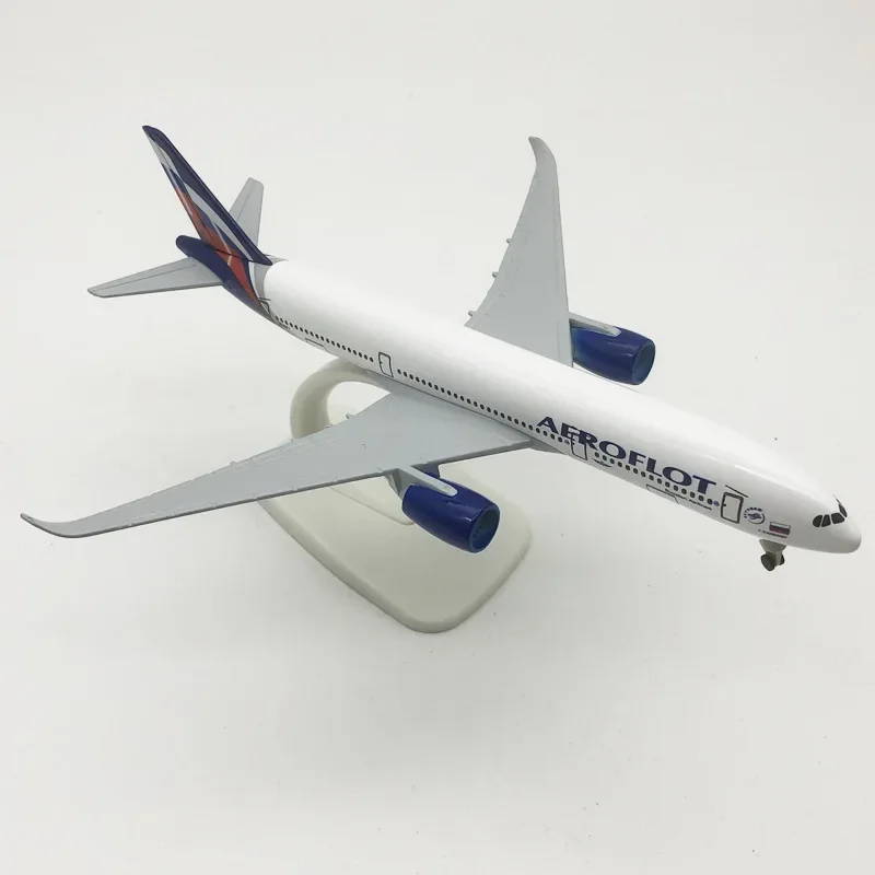 19cm Alloy Metal Air Russia Air Aeroflot Russian Airbus 350 A350 Airlines Airways Airplane Model Plane Model  Diecast Aircraft