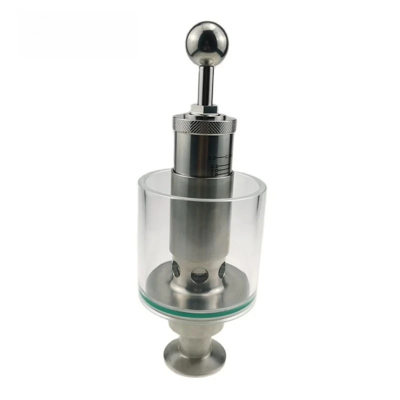 

Sanitary 1.5'' Tri Clamp Spunding Valve Pressure Relief Valve Fermenter Air Release Bunging Pressure Device for beer homebrew