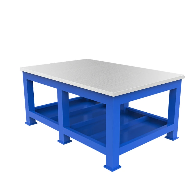 Heavy duty die fitter steel table maintenance operation vice assembly welding hydraulic grinding table testing flying die table