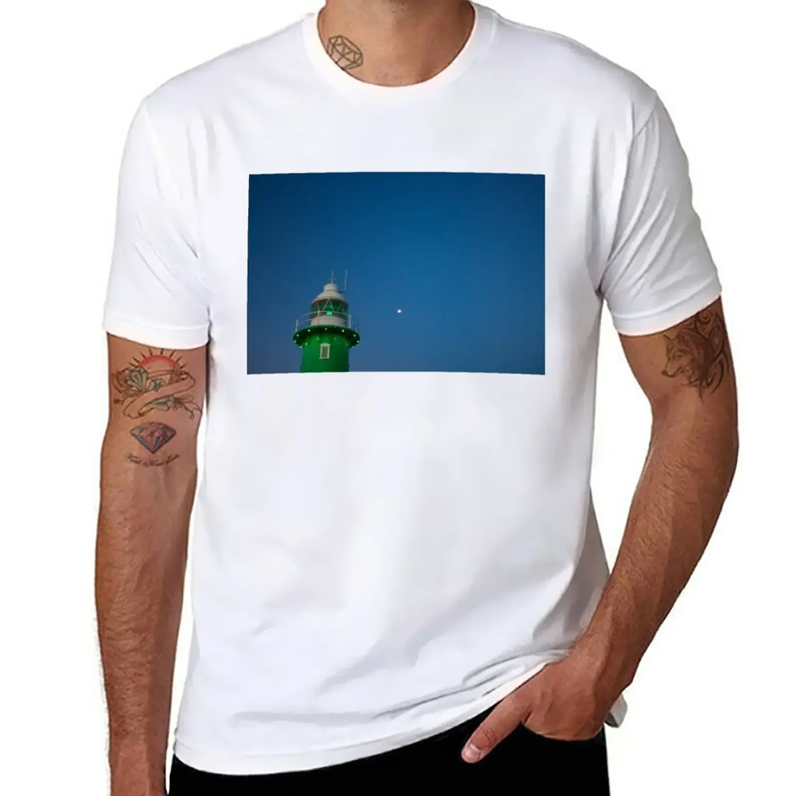 Fremantle South Mole Light House July Winter T-Shirt kawaii clothes quick drying animal prinfor boys T-shirt men