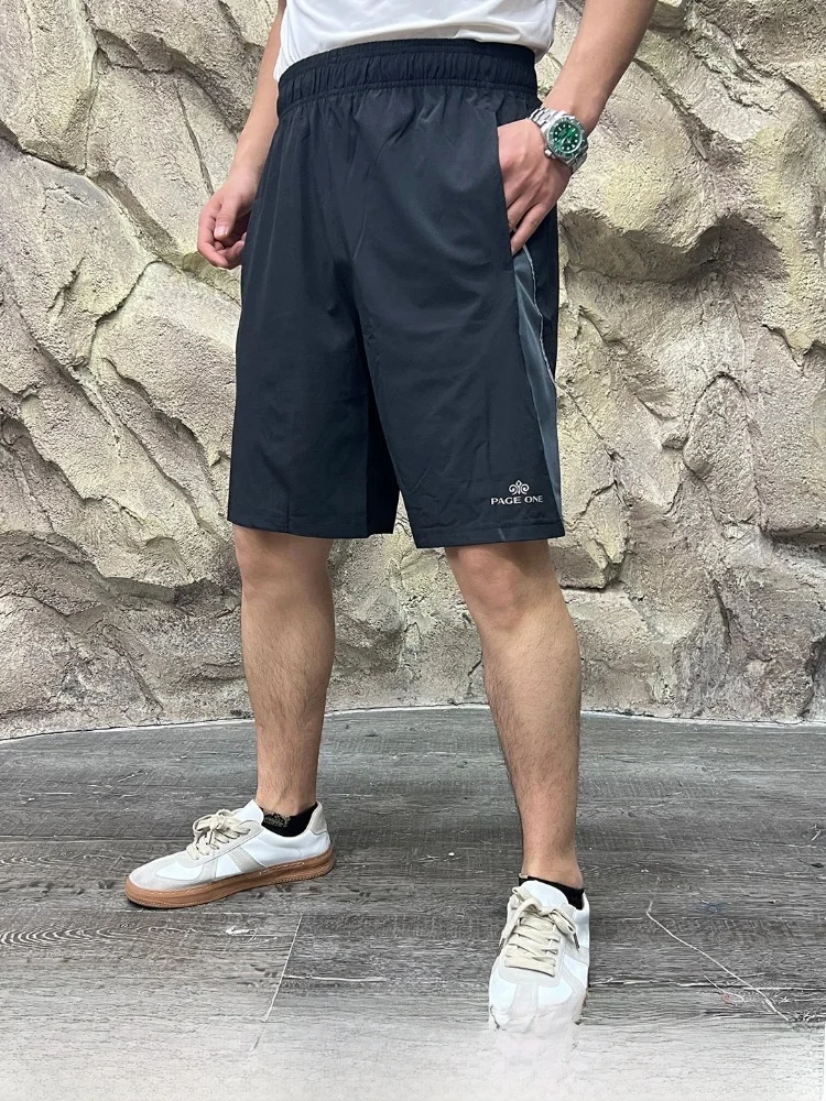 

Reflective Design Quick Dry Basketball Shorts for Men Outdoor Summer Sports Polyester Blend Comfortable Fit Page One Brand