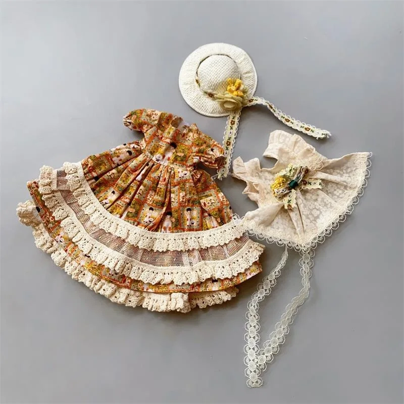 30cm Puppenkleidung 1/6 MJD Puppenzubehör Retro Frischer Anzug Dress Up Spielzeug