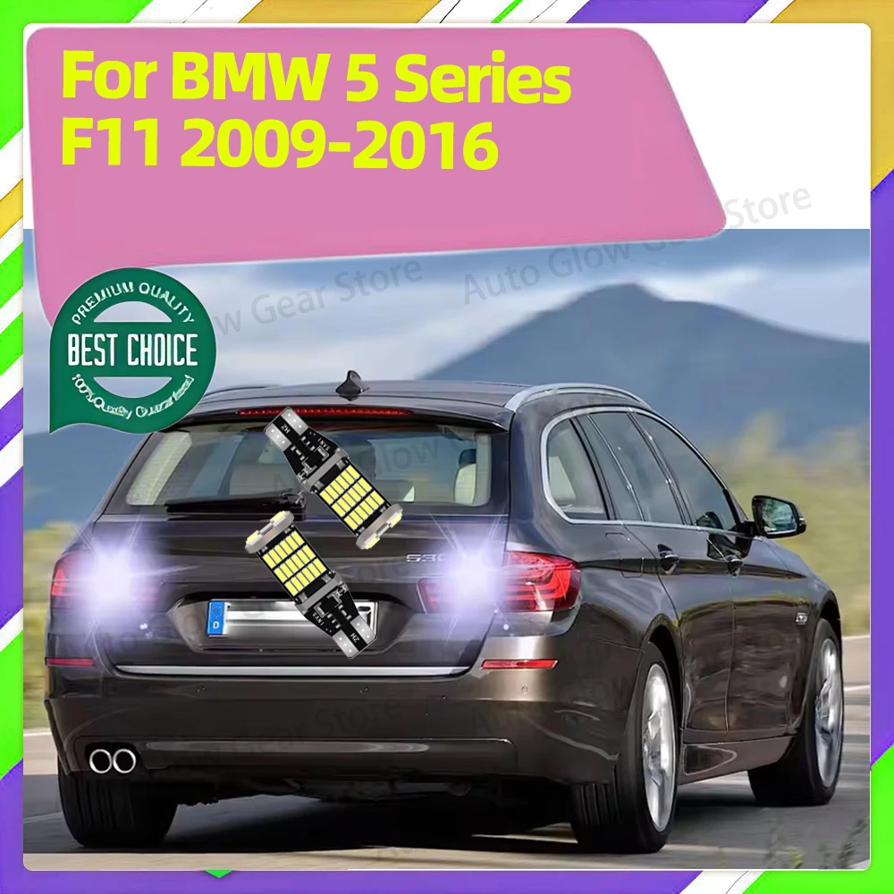 

2Pcs Car LED Reverse Light 6000K 12V For BMW 5 Series F11 2009 2010 2011 2012 2013 2014 2015 2016 Backup Back Up Lamps T15 W16W