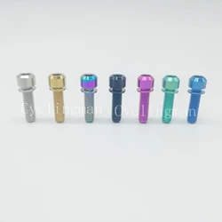 M5x16mm M5X18mm M5x20mm Screws Bolts Ti Titanium Bicycle Stem Bolt Mountain Bike Ultralight Stem Screw with Washer Gasket
