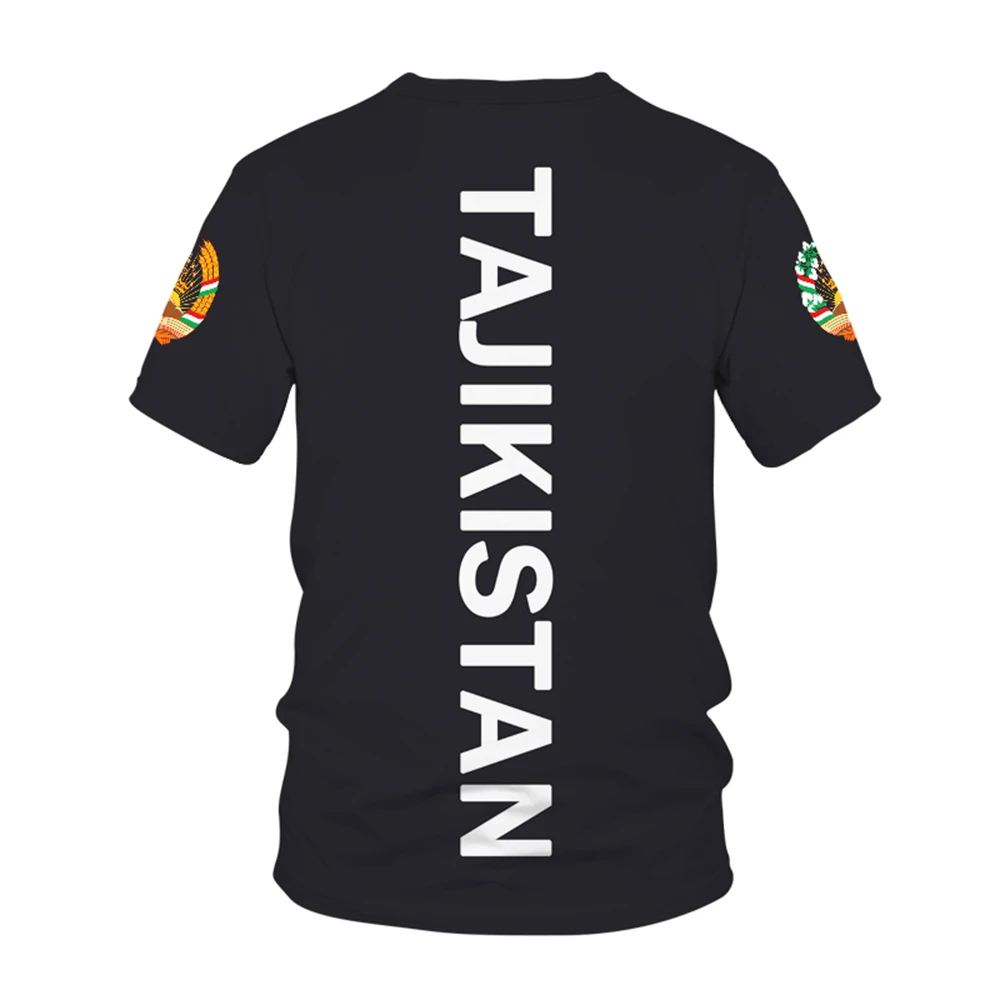 Tadjikistan Nationale Vlag Patroon T-Shirt Heren Hot Sale Nieuwe Zomer Dames T-Shirt Met Korte Mouwen Tops Shirt Kinder 3d