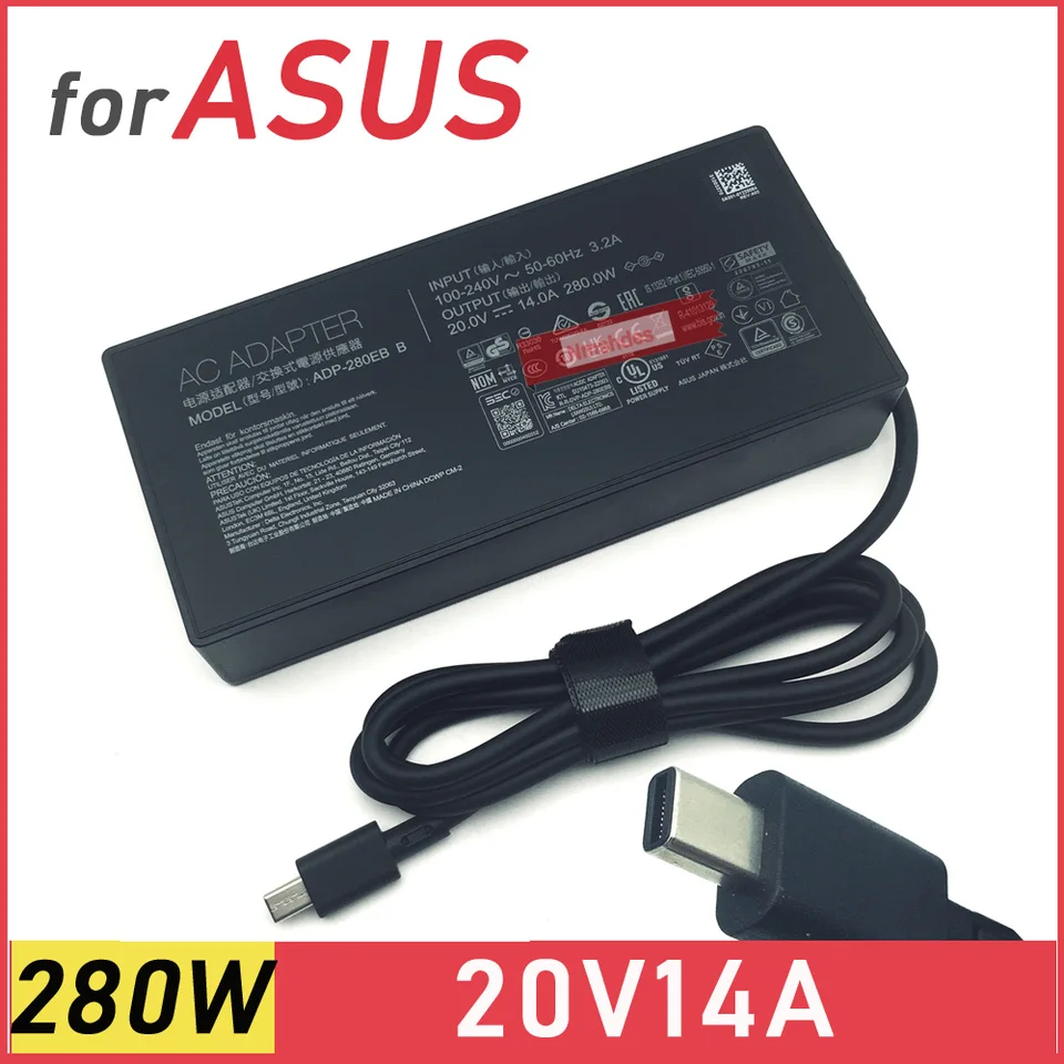 オリジナル 20V 14A 電源 280W ADP-280EB B/F A22-280P1B ASUS AC