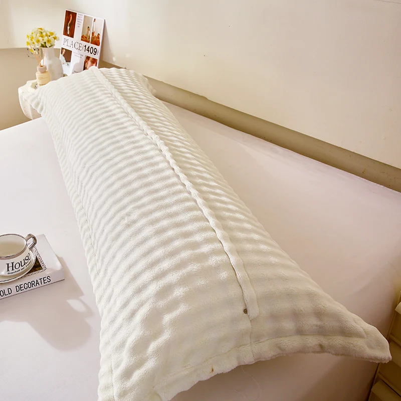Skin-friendly Pillowcase Rectangle Pillow Cover Warm Velvet Pillowslip 48x100/48x120/48x150/48x180cm Pillow Case 베개커버