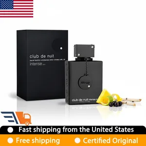 Armaf Club De Nuit Intense for Men Eau De Toilette 105 ML Original Arab Perfumes Lasting Spicy Wood Pheromones Cologne 3.6 Oz
