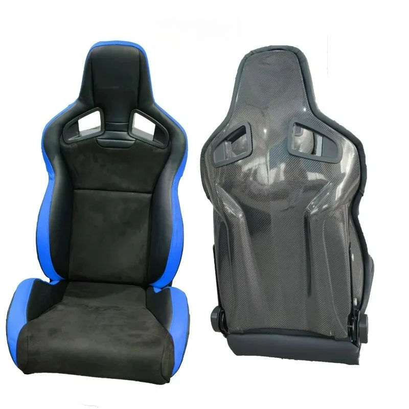 

Universal Slider Black New Material Fiber Glass Back Racing Bucket Seat