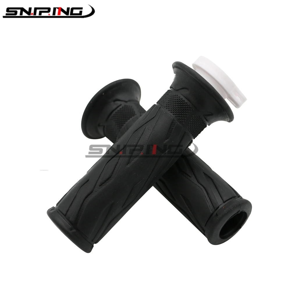 Motorcycle Grips 7/8 Inch 22MM Rubber Grip For  GSXR600  GSR750 GSX750 GSX750F GSXR750 GSXR1000 GSX1000 GSX1100 GSXR1100