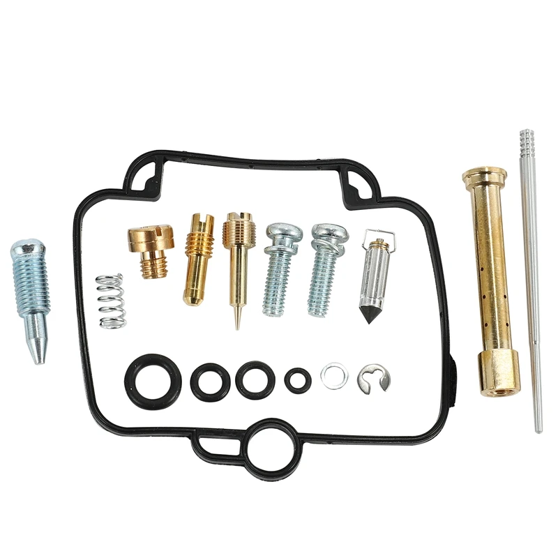 For Suzuki GSF400 Bandit 400 GSF GSF400P Carburetor Repair Kit Diaphragm Vacuum Membrane Pilot Screw Float Needle