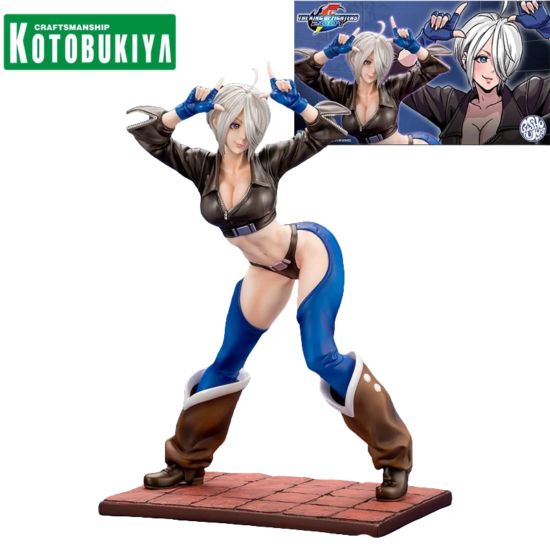 

KOTOBUKIYA Original THEKINGO FFIGHTERS 2001 Anime Figure SNK Beauty Statue Angel Action Figure Toys for Kids Gift