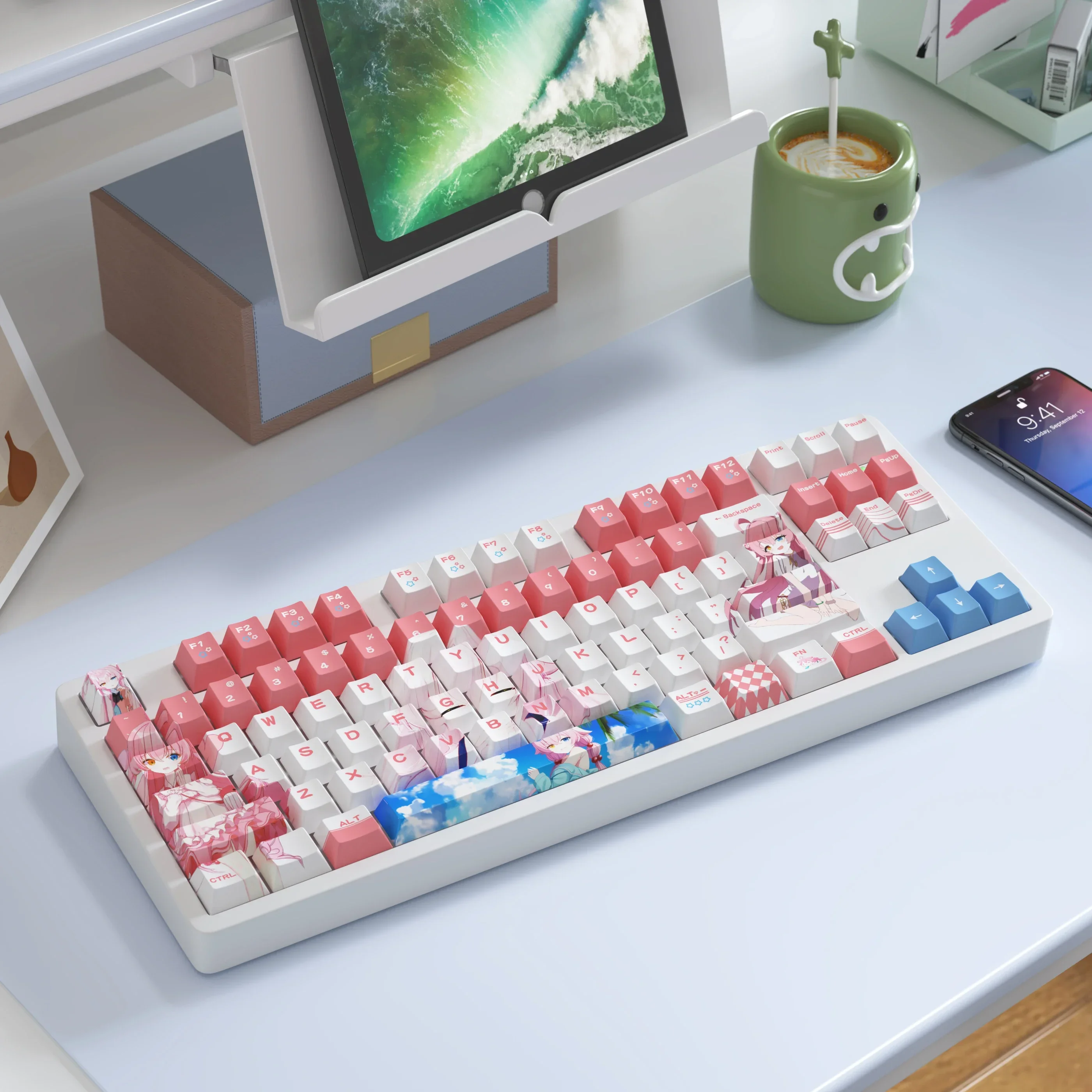 

Azure Archives Birdie Tour Hoshino Keycaps Animation Second Dimensional Keycaps Hot Sublimation Original Highly Personalized Key