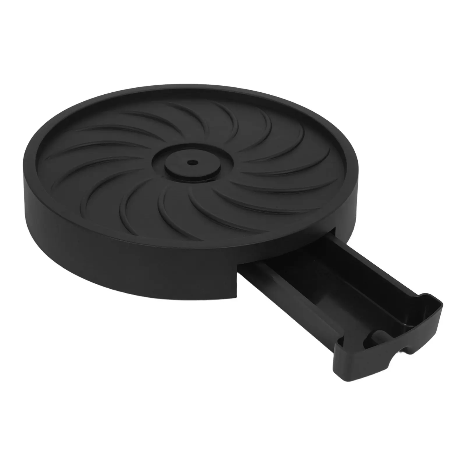 Movable Flower Pot Tray Round Plastic Planter Holder Hidden Wheels Heavy Duty Rolling Stand Indoor Outdoor Garden Water Saucer