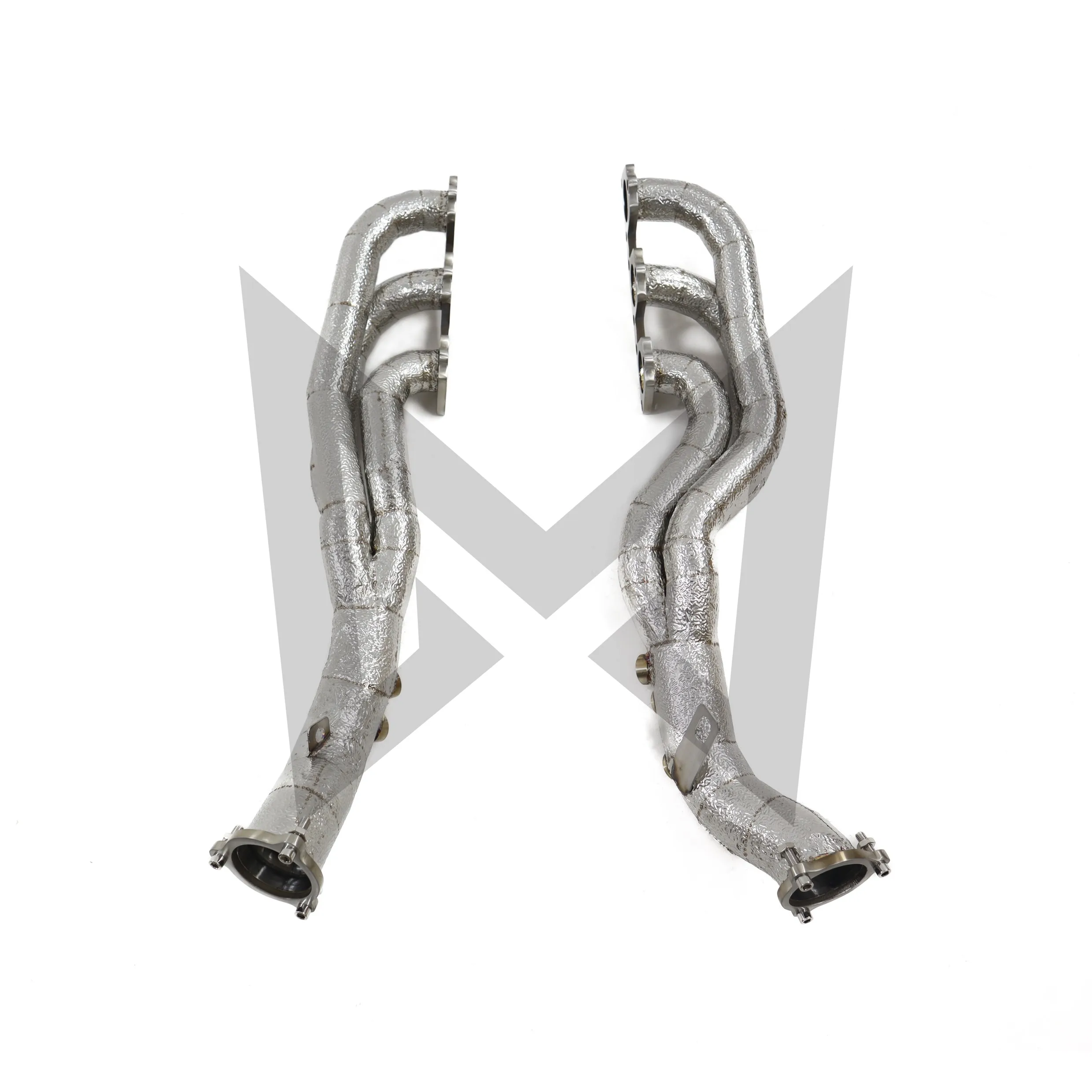 Manifold for AUDI S4 S5 B8 3.0T Stainless steel Performance Auto Exhaust pipe Header with heat shield Lossless installation