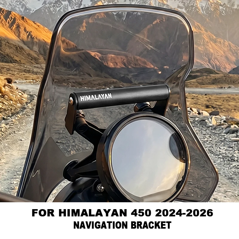 Fit For Himalayan 450 2024 2025 Motorcycle Himalayan450 Accessories Phone Holder Stand GPS Navigation Plate Bracket HIMALAYAN450