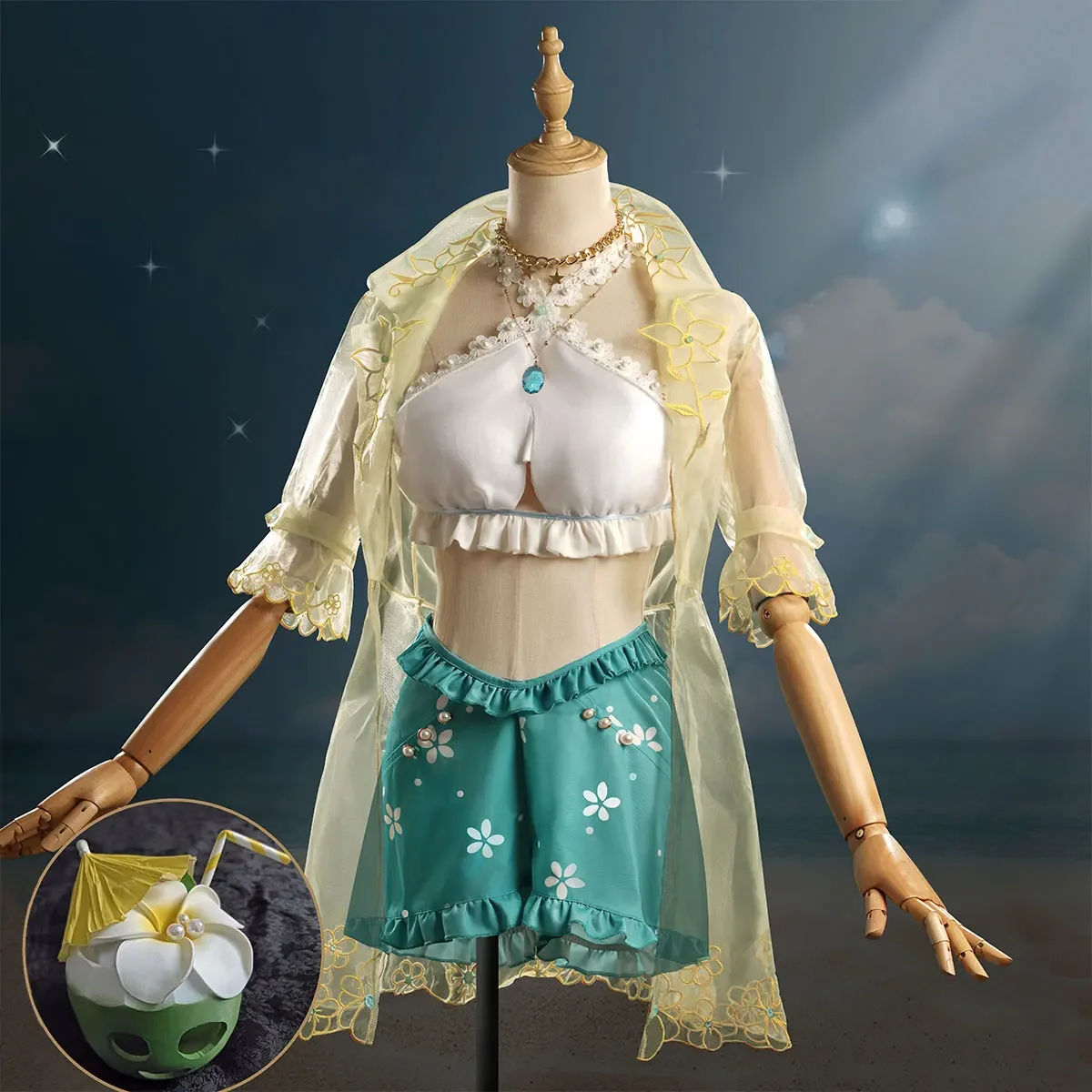 Game Identity V Enchantress Patricia Dorval Cosplay Costume Women Cute Dress Suit Halloween Uniforms Anime Clothing Custom Made