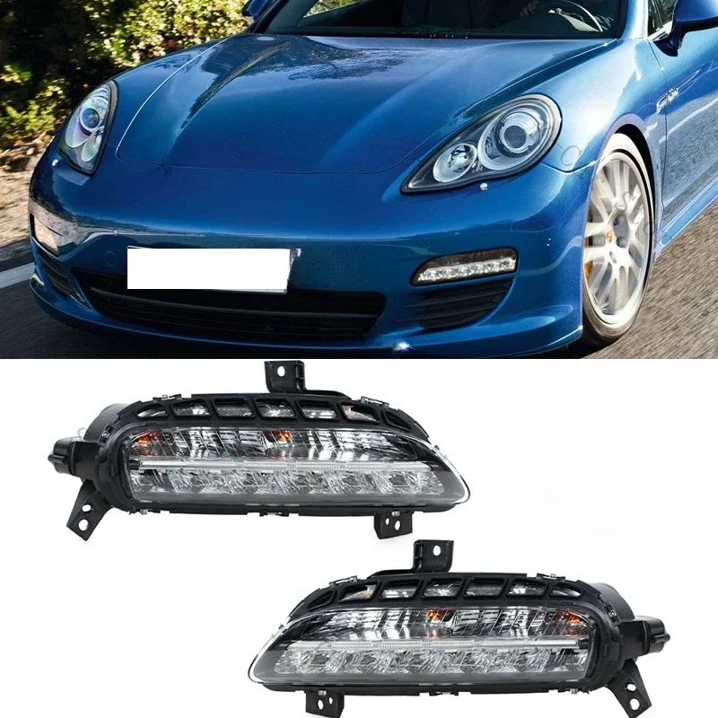 

For Porsche Panamera 2010-2013 Car LED Front Bumper Daytime Running Light Fog Light Accessories 97063108103 97063108203