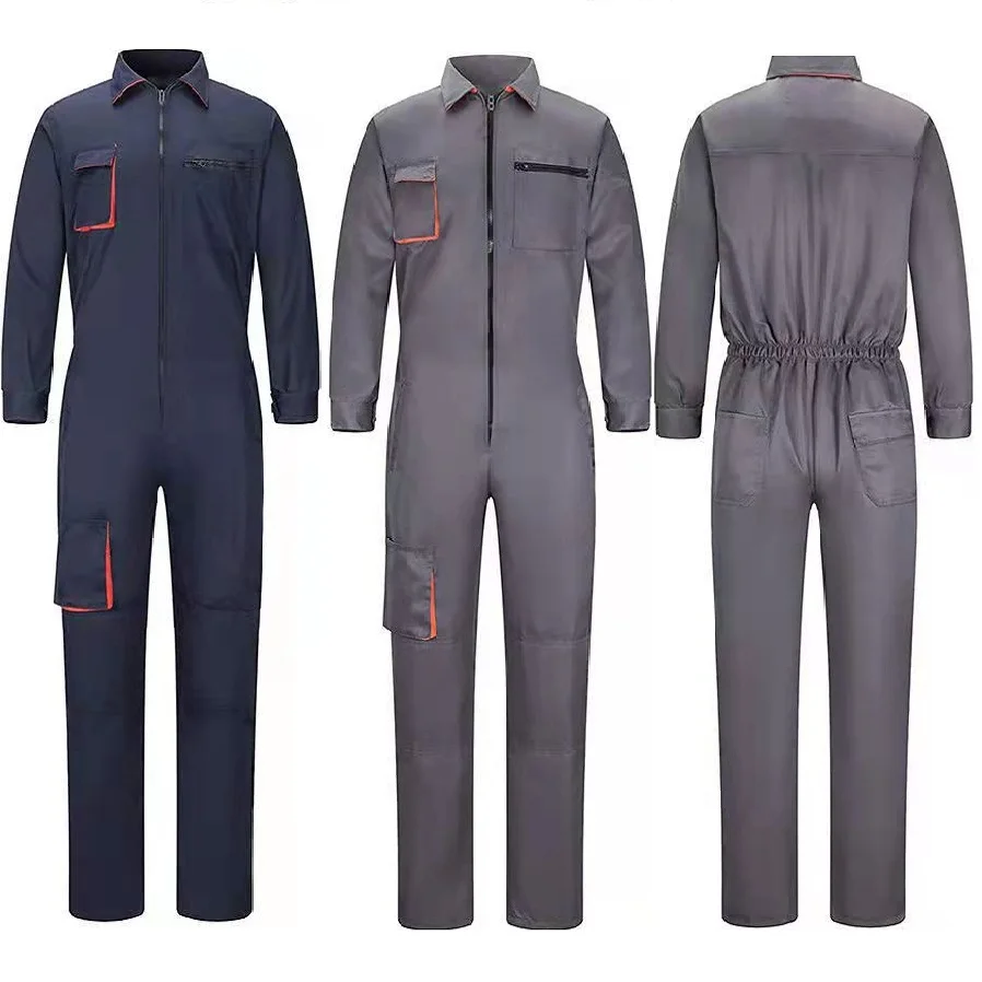 Work Overall Uniform Men‘s Working Coverall Welding Suit Car Repairmen Workshop Jumpsuit Mechanic Uniform Workwear overol hombre