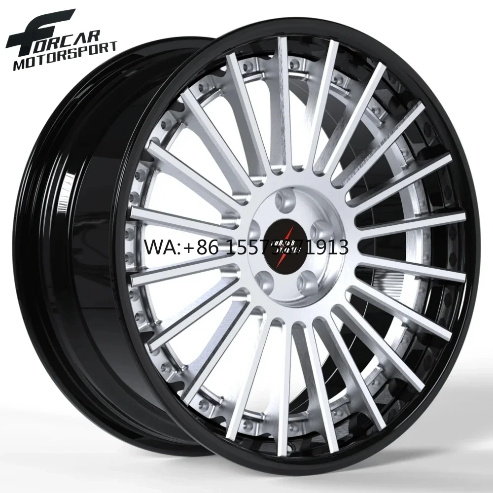 

18 19 20 21 22 23 24-дюймовые автомобильные диски 5x114.3 5x120, роскошные кованые колеса из алюминия T6061, состоящие из двух частей