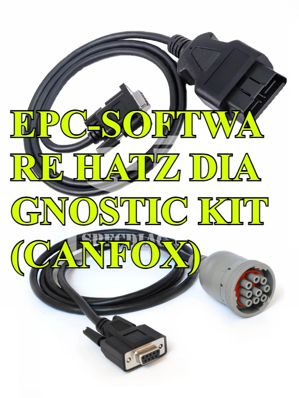 

ДИАГНОСТНЫЙ КОМПЛЕКТ EPC-SOFTWARE HATZ (CANFOX)