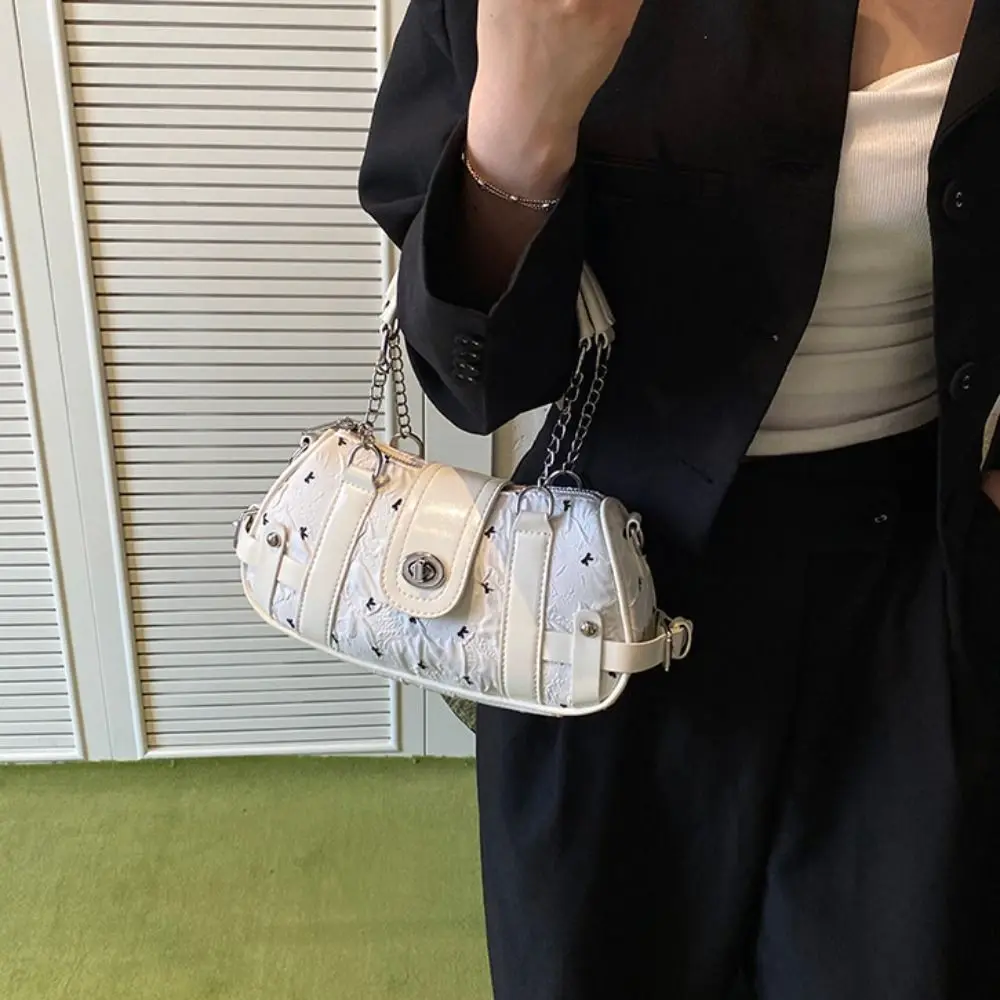 

Простая сумка через плечо Y2K в стиле ретро, тканевая сумка для подмышек для девочек, корейская винтажная сумка для подмышек, сумка для покупок