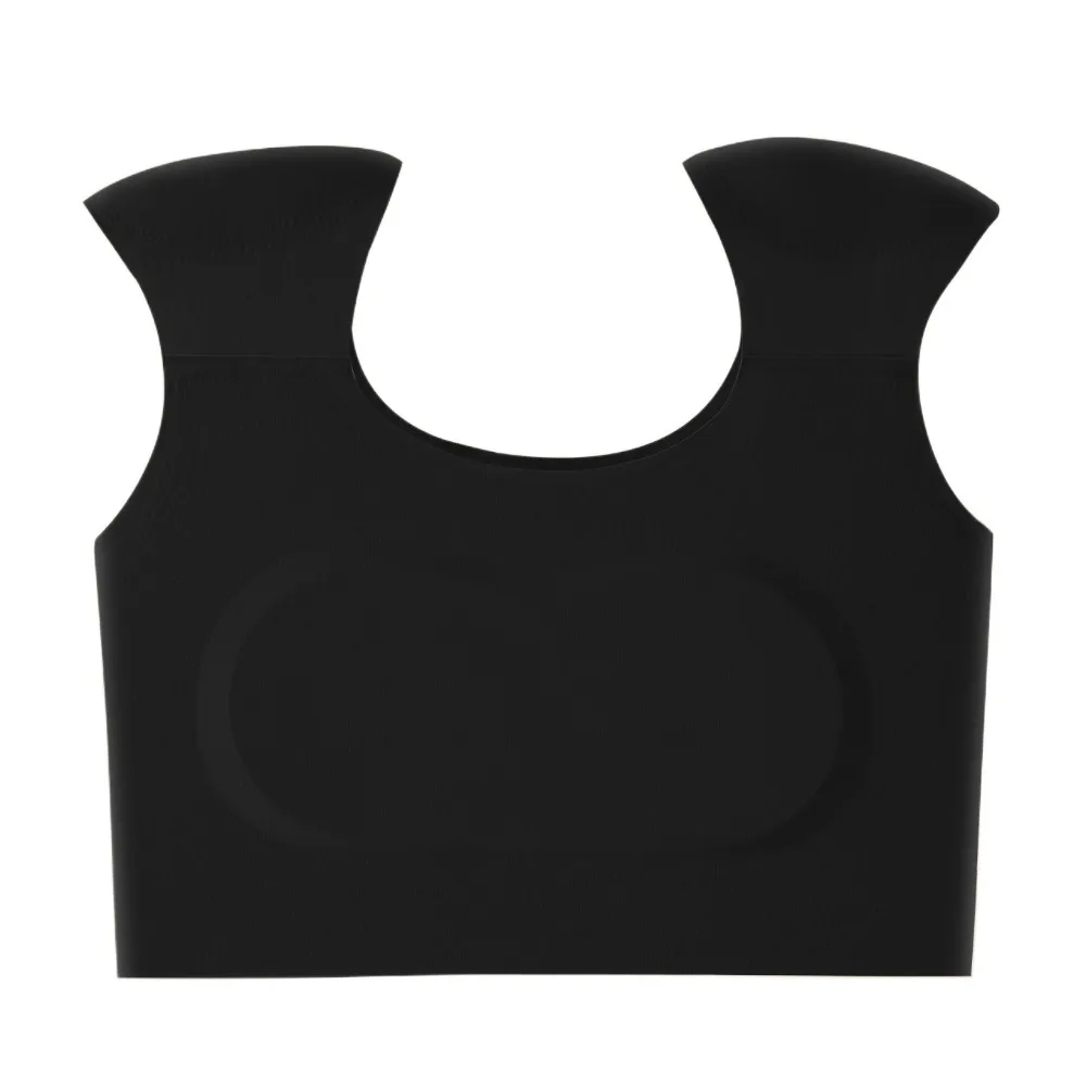 

Comfortable Seamless Right-angle Shoulder Bra Invisible Bustier Wireless Bra Chest Binder Lingerie Shoulder Pad Vest Oversize