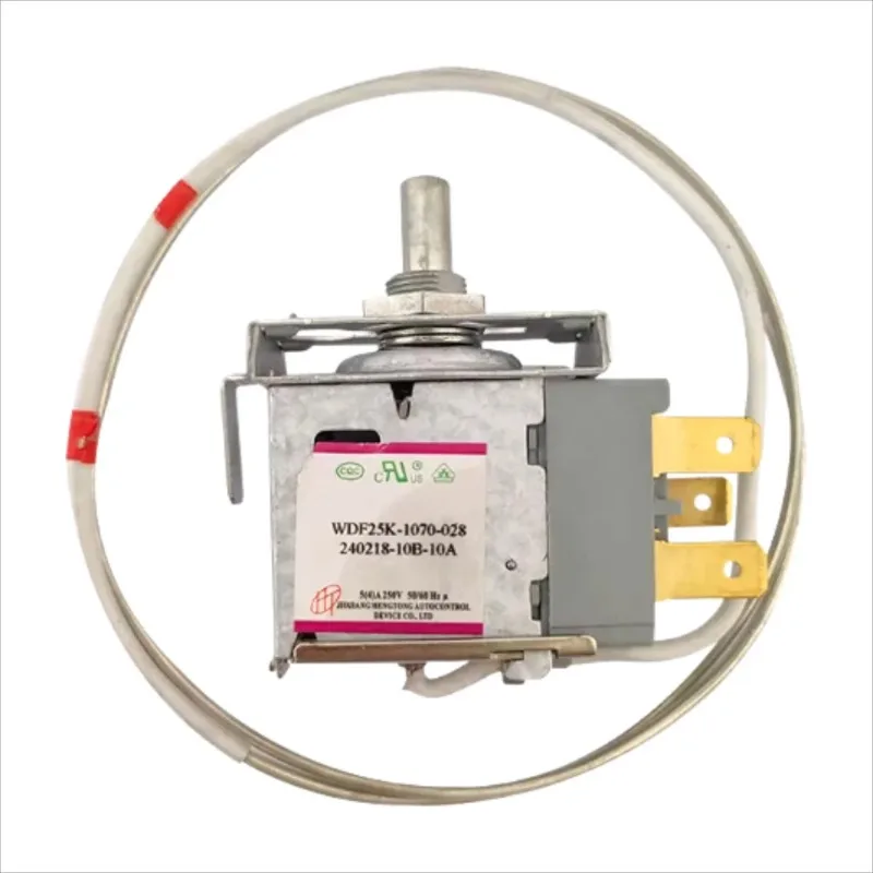 

Новый термостат для холодильника WDF25K-1070-028, механический регулятор температуры, трехконтактный переключатель, аксессуары