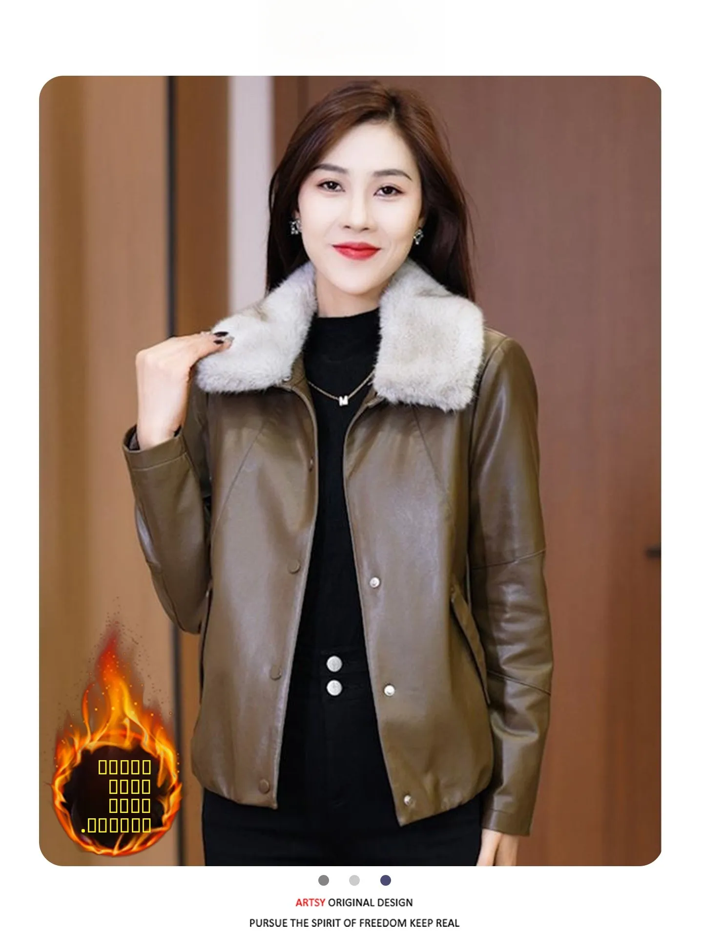 Cappotto in cotone ort Faionable da donna coreano Sle Fce foderato in pelle allentata Jaet Autunno Inverno Nuovo arrivo