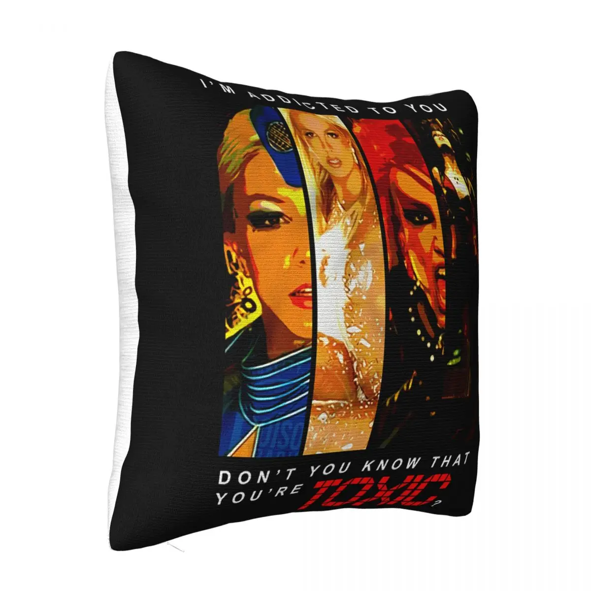 Britney Toxic Unisex Iconic Outfits Promo 2003 Inspired Women Low Price Many Colors Pillow Case