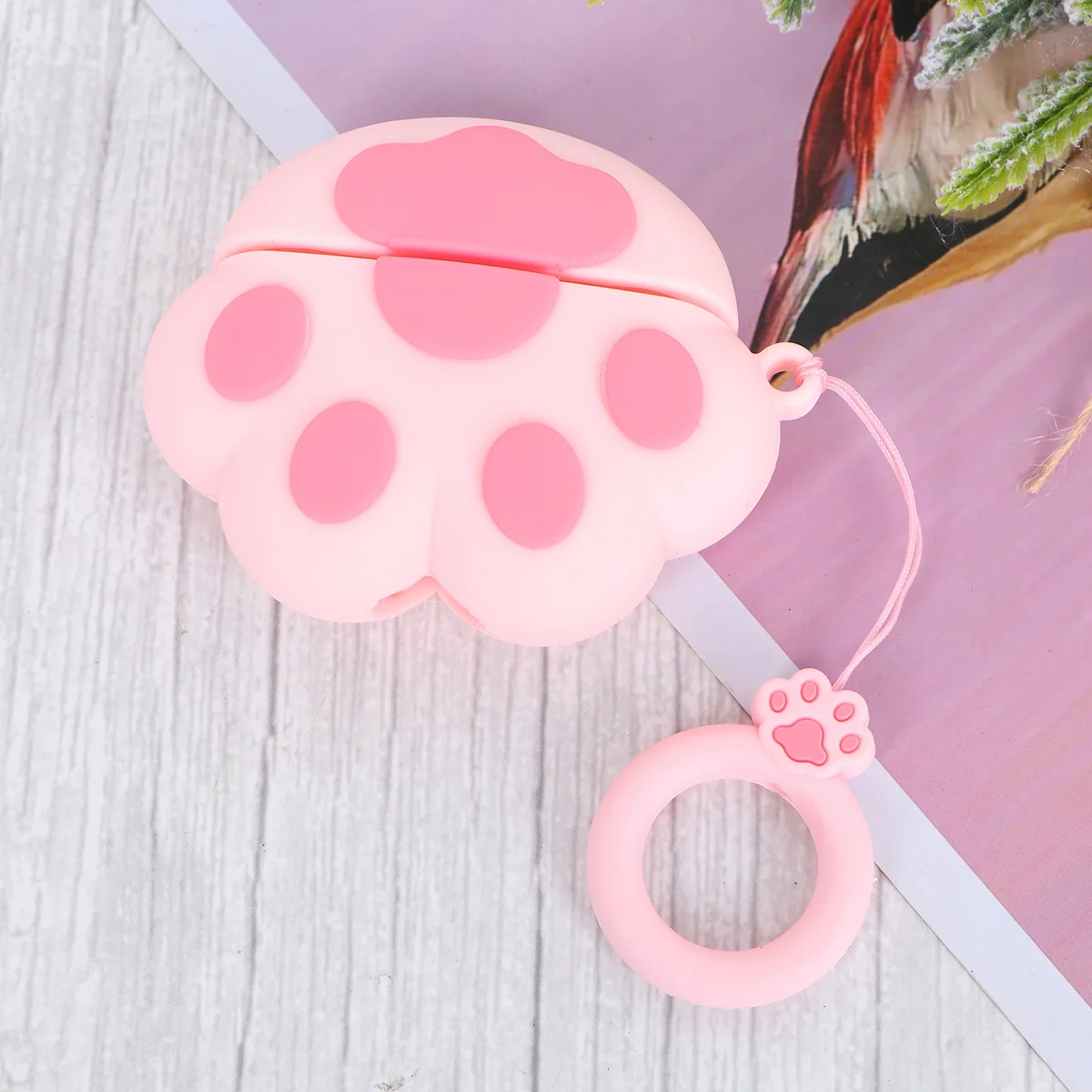 

Earphone Case Silicone Cover Protective Shell Portable Storage Travel Accessories Durable Anti Scratch Bright Color Keyring