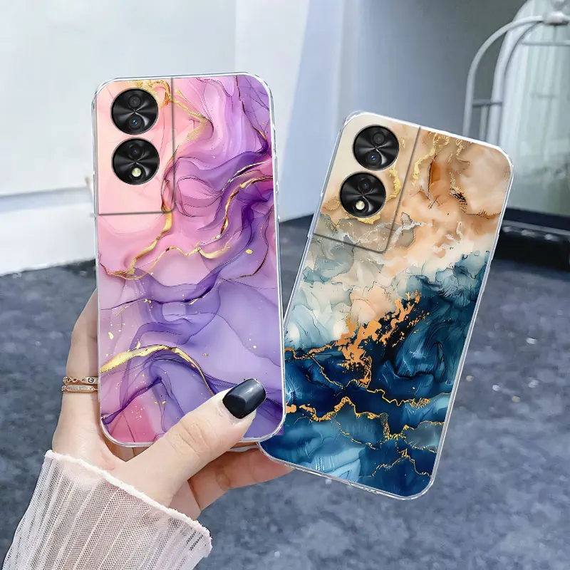 For TCL 50 SE TCL 50 XE 50 XL 501 505 Case Luxury Phone Case For TCL NxtPaper 5G Flower Clear Soft Silicone TPU Protective Cover