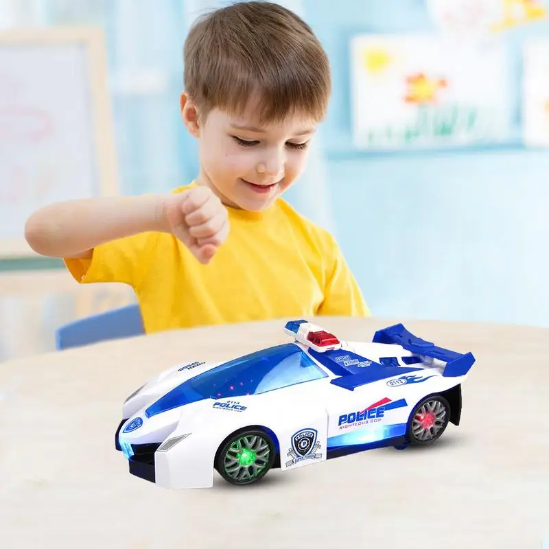 Transform Car Toy Electric Plane Vehicles Toy Transforming Airplane Toys Plane Vehicle Toys With Light And Music For 3-5 Years