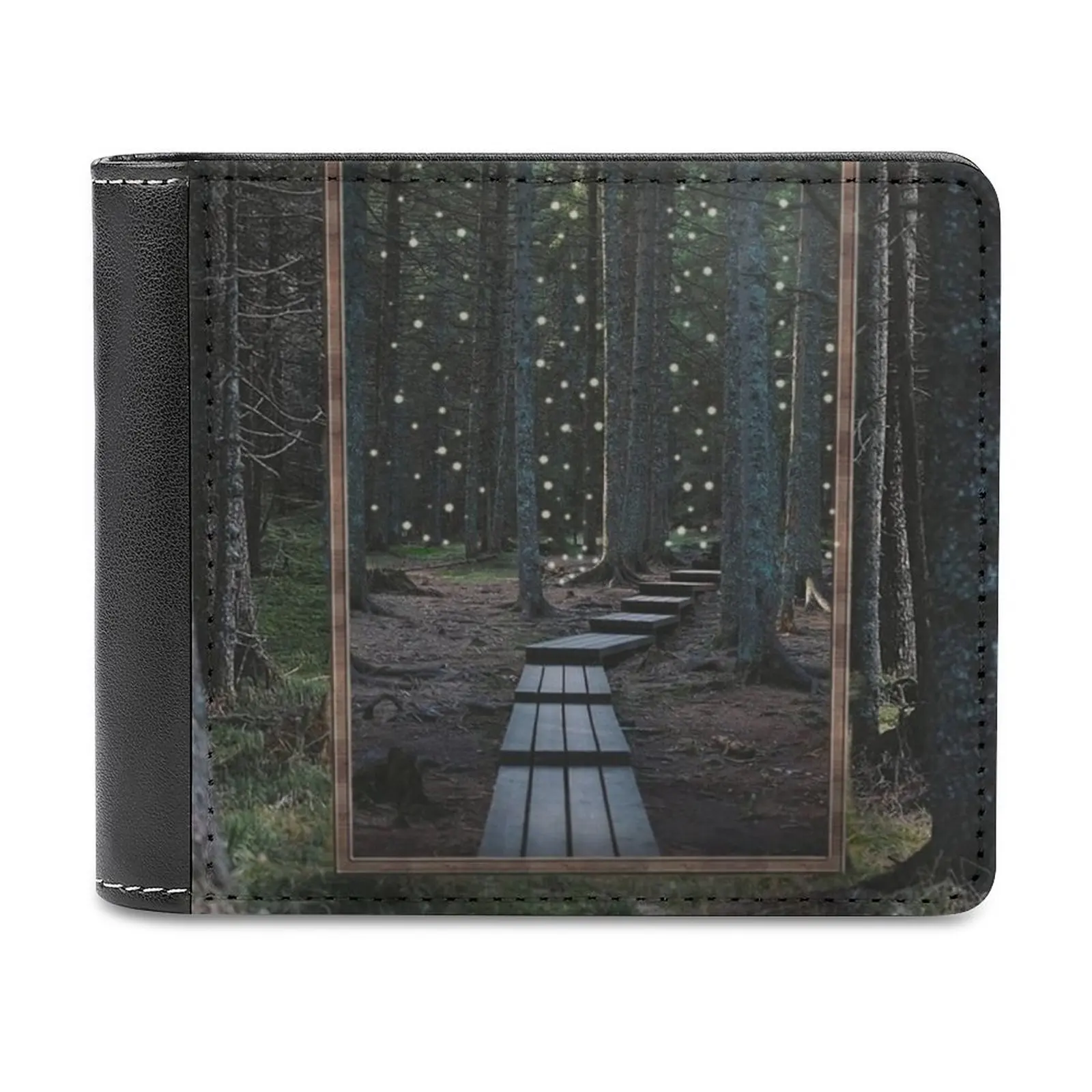 

Mirror Of The Soul Business Men Wallets Small Money Purses New Design Dollar Price Top Wallet Woods Trees Manipulation Vintage