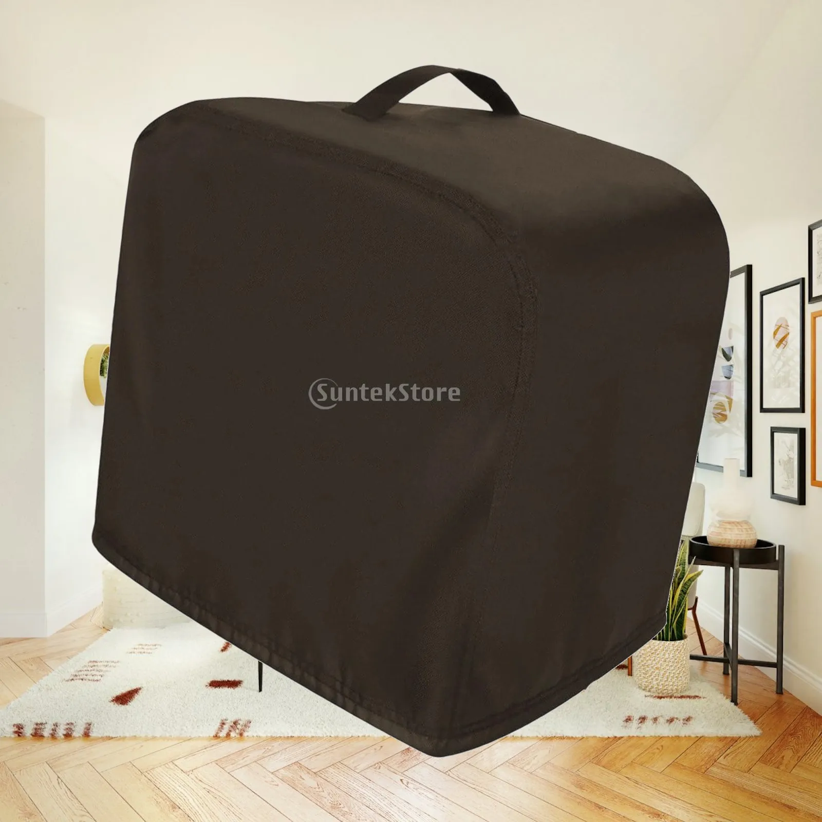 Dustproof Ice Cube Maker Cover for Portable Ice Machine 420D Oxford Cloth Heat Resistant Shield Home Kitchen Counter Accessory