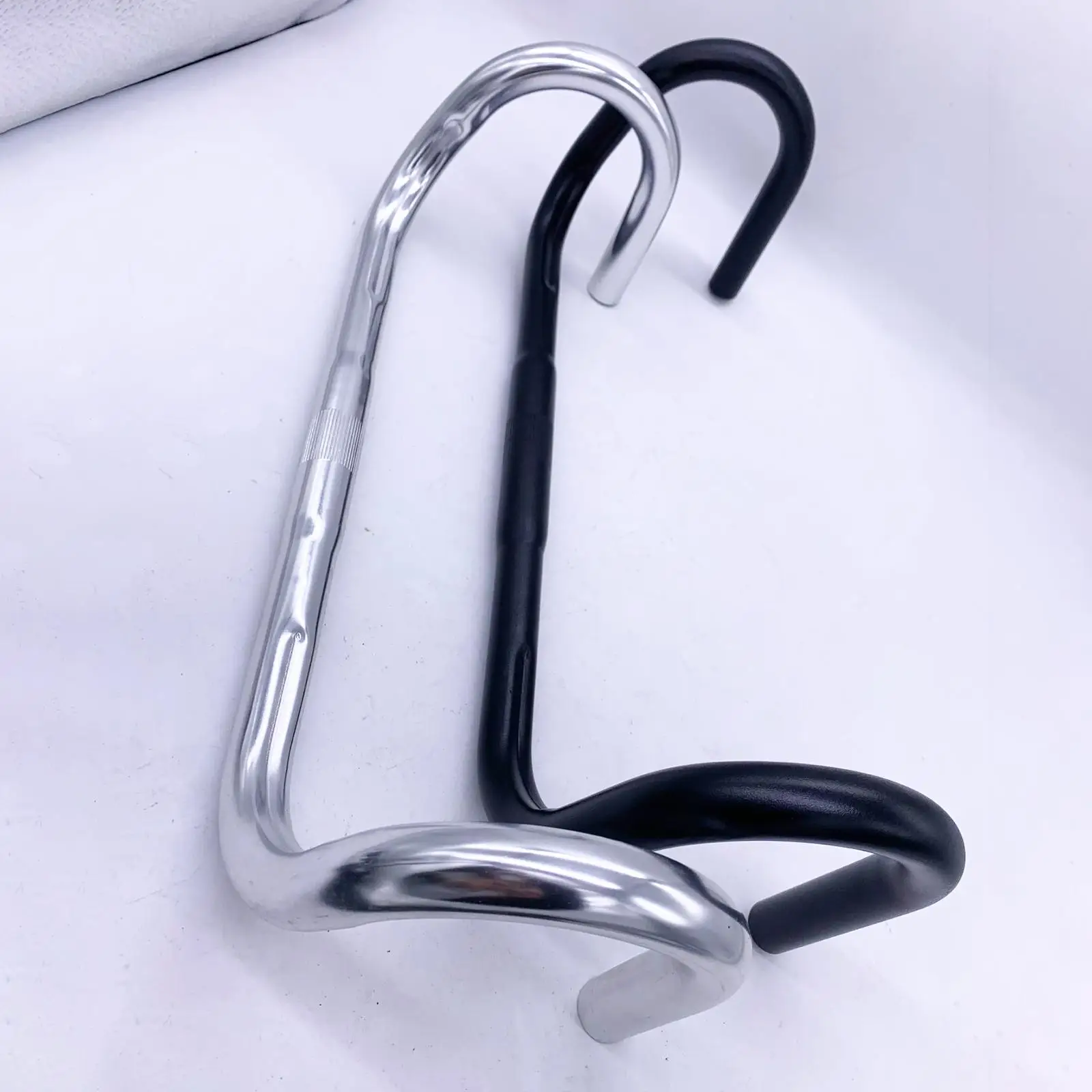 Fixed Gear Aluminum Alloy Racing Drop Bars Vintage Style Racing Handlebar 420mm Rest Bar  Accessories Parts  Handlebars  Bike