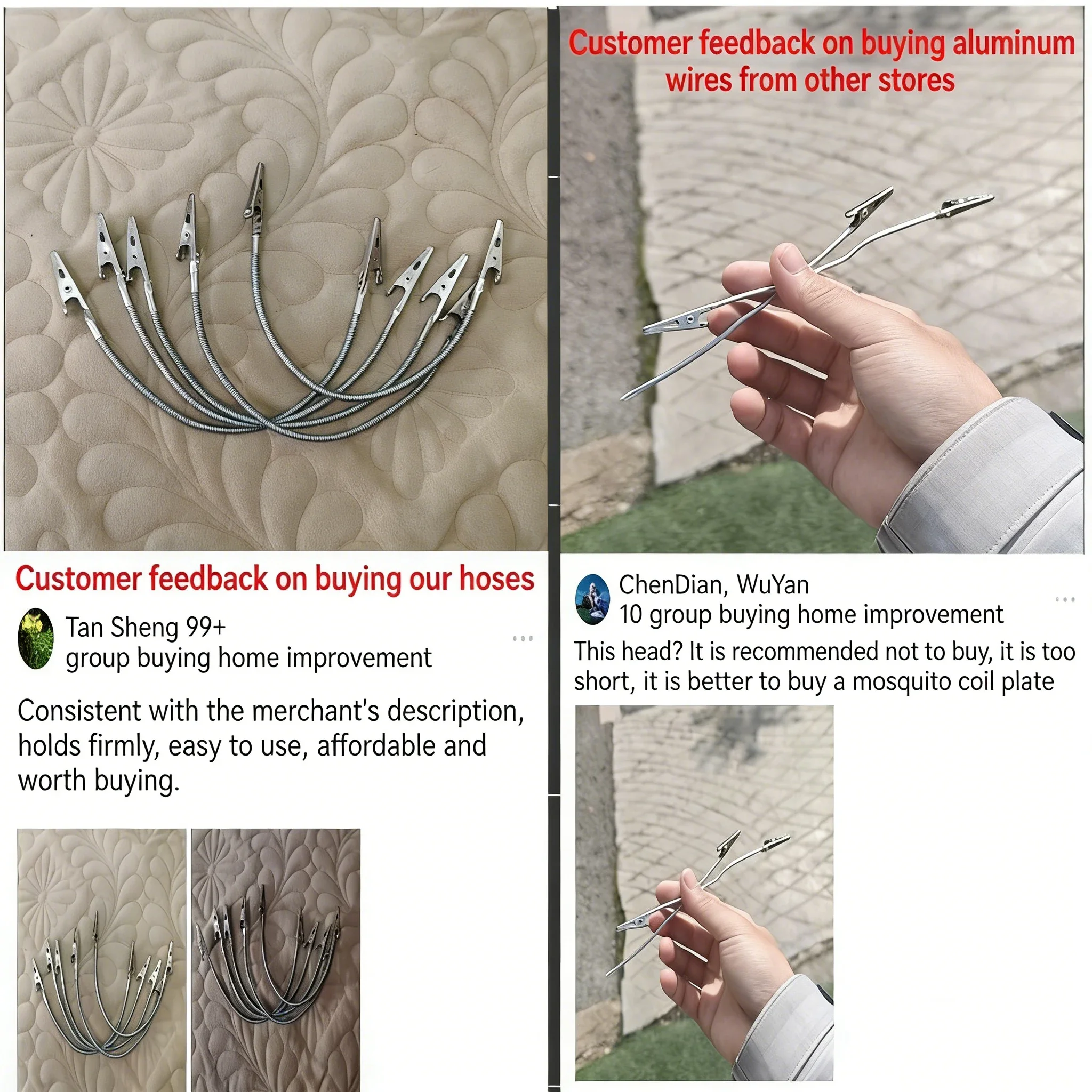 Dual-Head Stainless Steel Alligator Clip Incense & Mosquito Coil Holder - Versatile Stand for Home, Camping & Craft view 6
