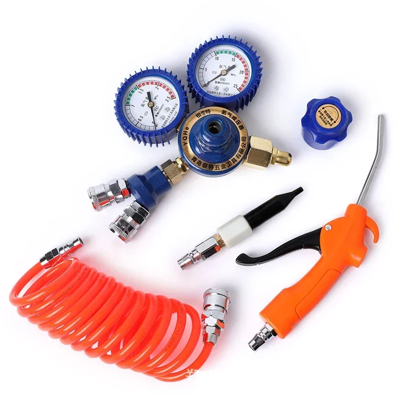 

High Pressure Helium Pressure Reducer Relief Valve Tool Set Inflation Balloons Cylinder Accessories