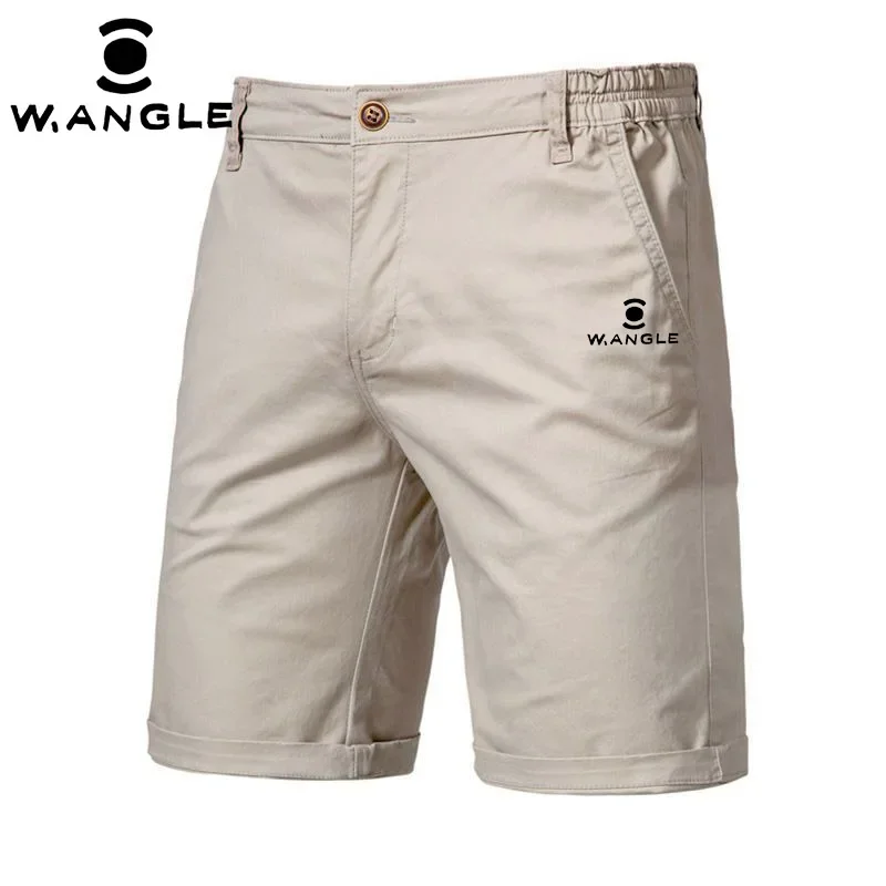 Men High Quality W ANGLE GOLF WEAR 2024 New Summer Men Fashion Casual Solid Shorts Men Golf Shorts Classic Slim Elastic Shorts
