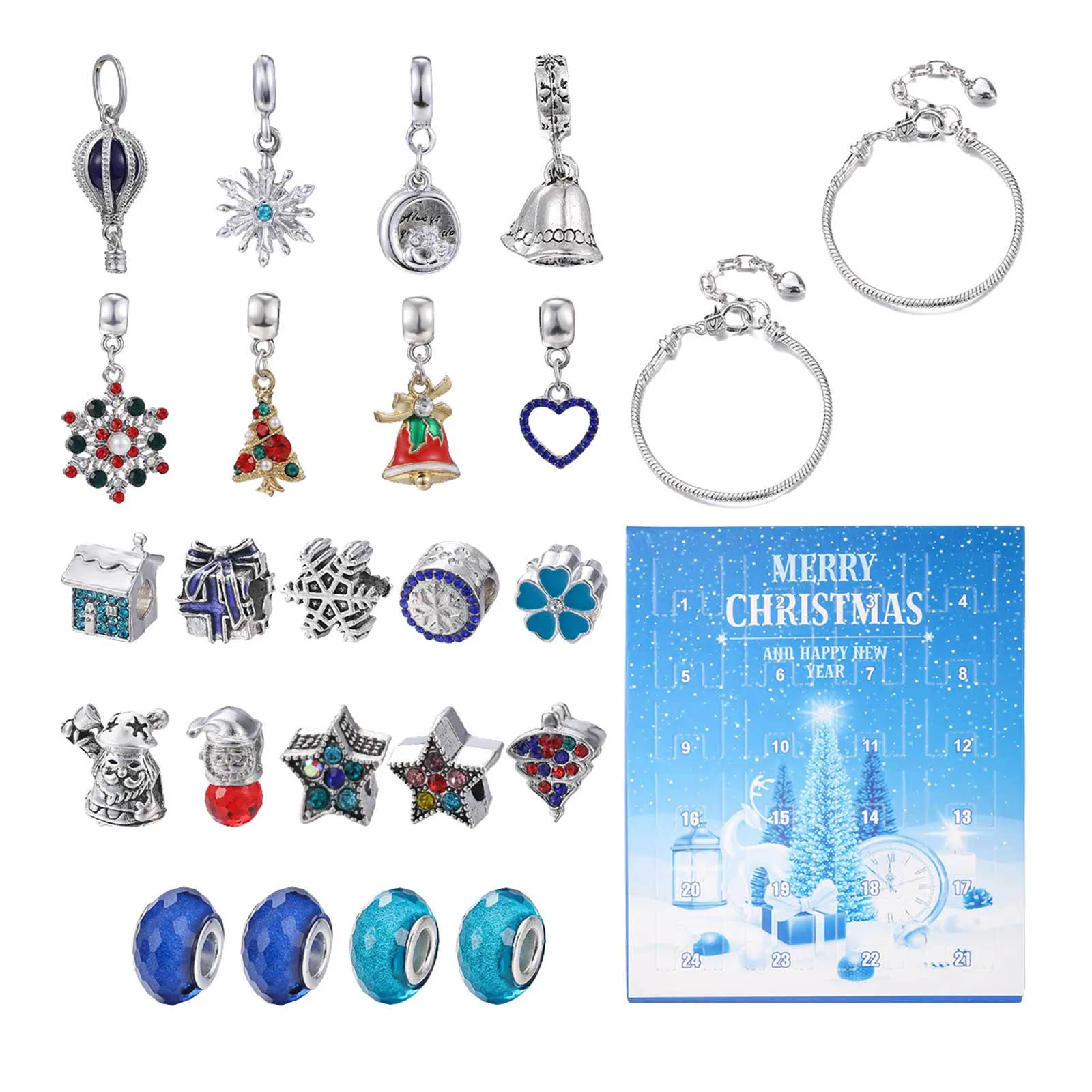 Commercial Kitchen Timer Countdown Christmas Advent Calendar For Kids Jewelry Set Ring Necklace Retro Kitchen Timers for Cooking