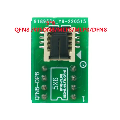 QFN8 /WSON8/MLF8/MLP8/DFN8 TO DIP8 universal two-in-one socket/adapter for both 6*5 6*8 MM chips Programmer