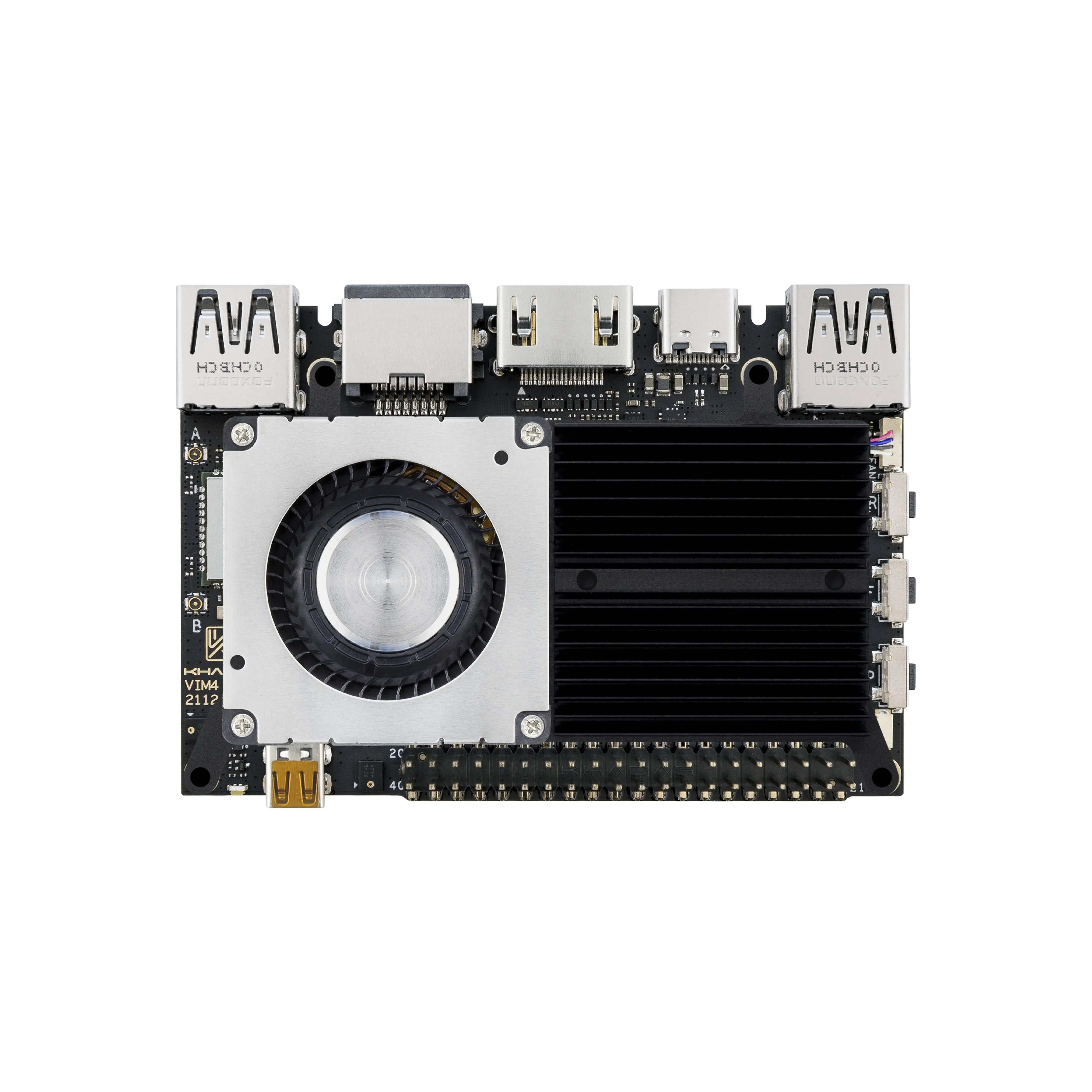 VIM4 card computer A311D2 open source 8-core   supports HDMI IN 4K