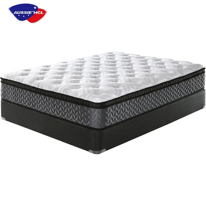 King queen double size pocket coil mattress custom orthopedic mattress hybrid memory foam gel pocket spring mattress